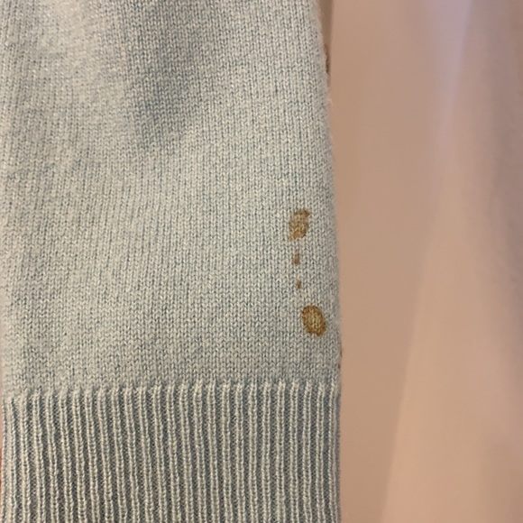 Tyler Boë 100% cashmere light blue sweater - Picture 6 of 7